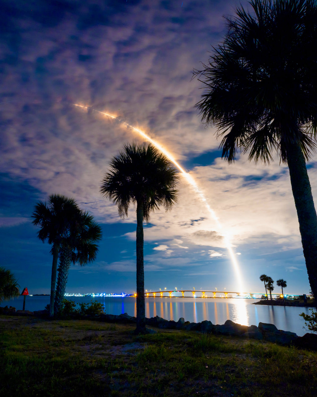 Falcon 9 Launch — fine art landscape photograph by Jeff Thamert