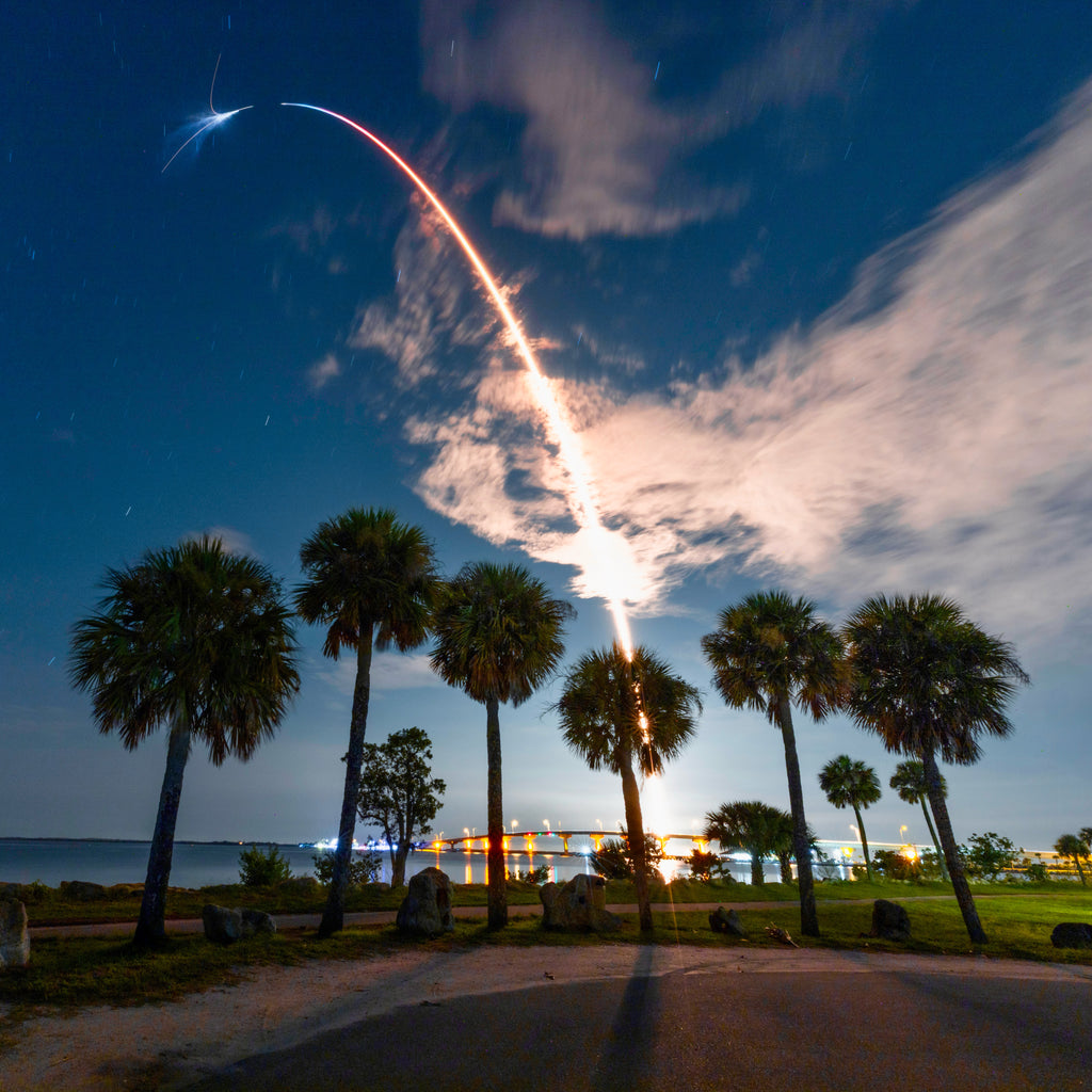 SpaceX Falcon 9 — fine art landscape photograph by Jeff Thamert