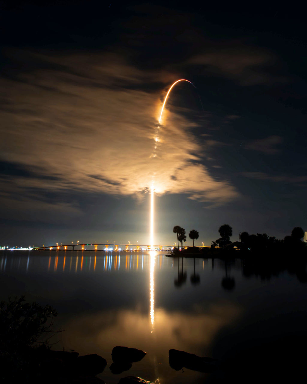 Space Coast Launch — fine art landscape photograph by Jeff Thamert